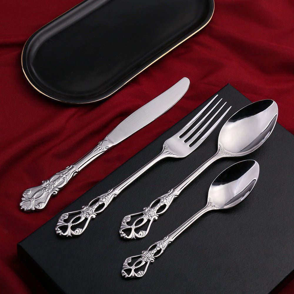 Stainless Steel Cutlery Set - LuxeDining Essentials