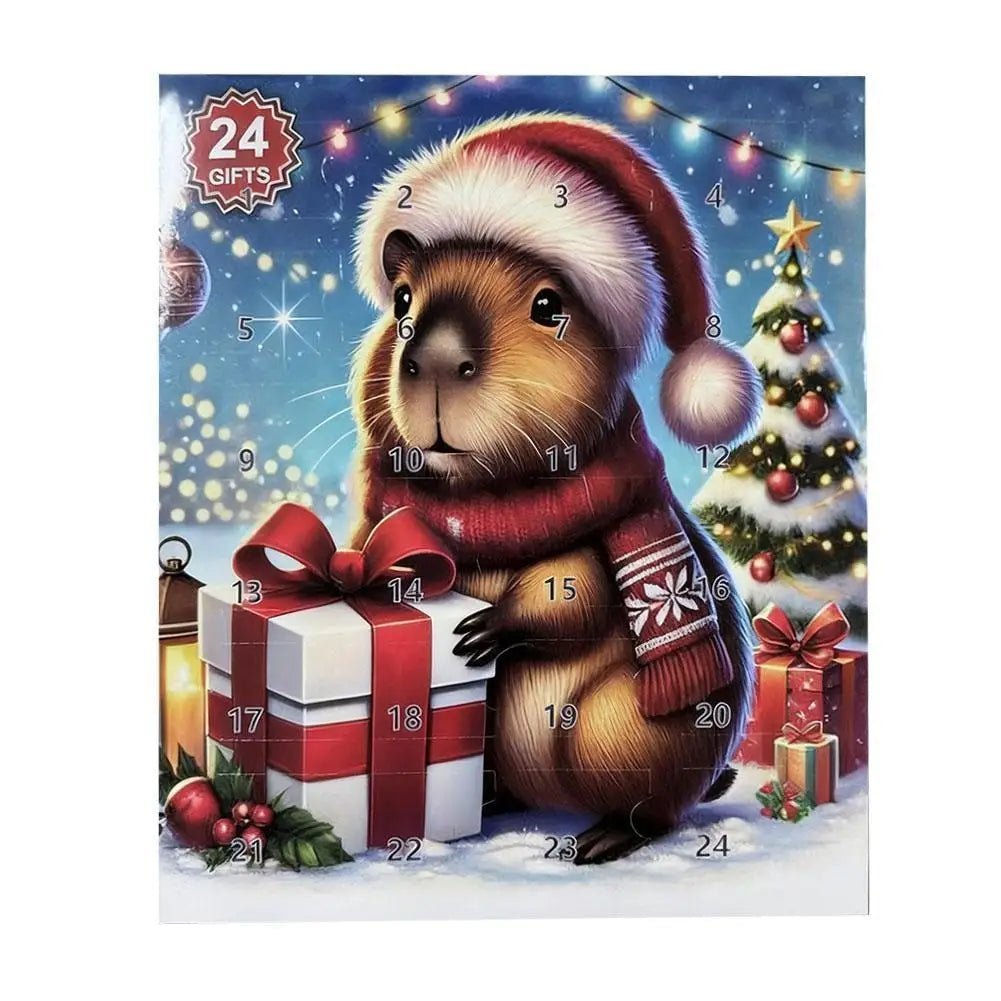 Capybara Countdown Calendar - CozyNest Decor