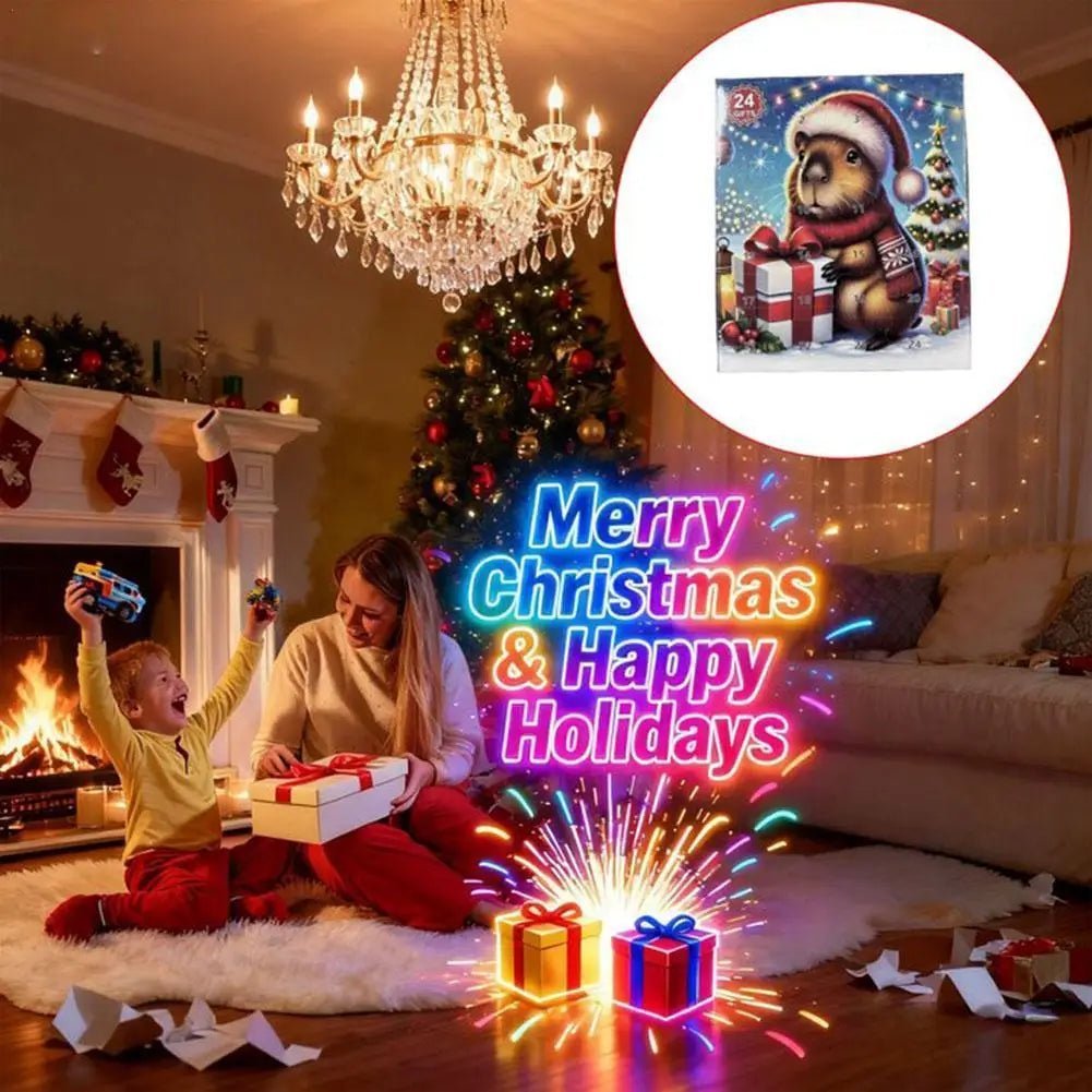 Capybara Countdown Calendar - CozyNest Decor