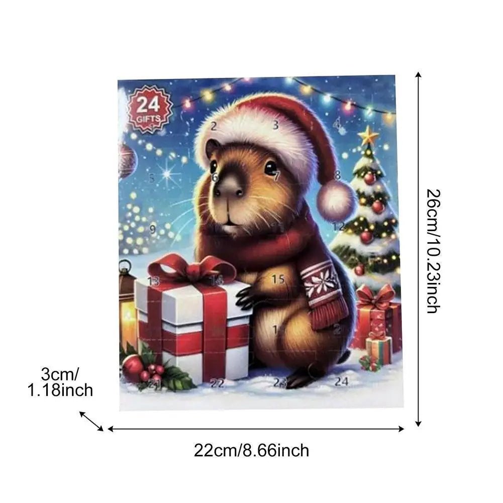 Capybara Countdown Calendar - CozyNest Decor