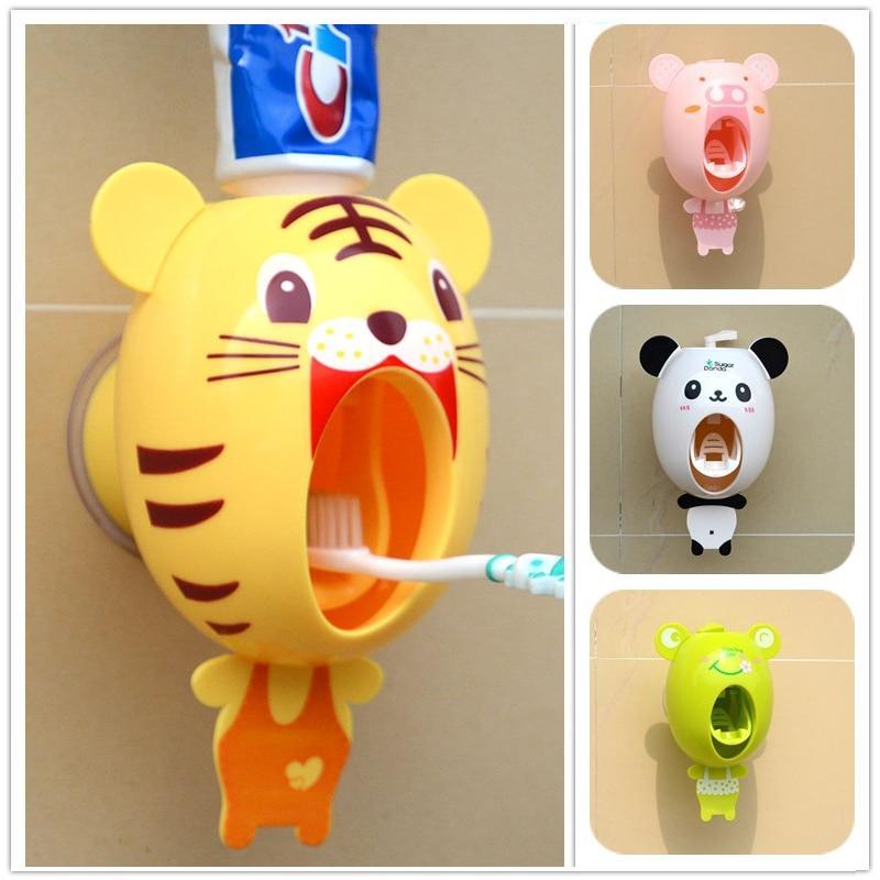Cartoon Toothpaste Dispenser - BrightSmile Essentials