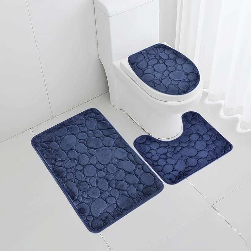 ComfortMat - Luxe 3-Piece Non-Slip Bathroom Mat Set