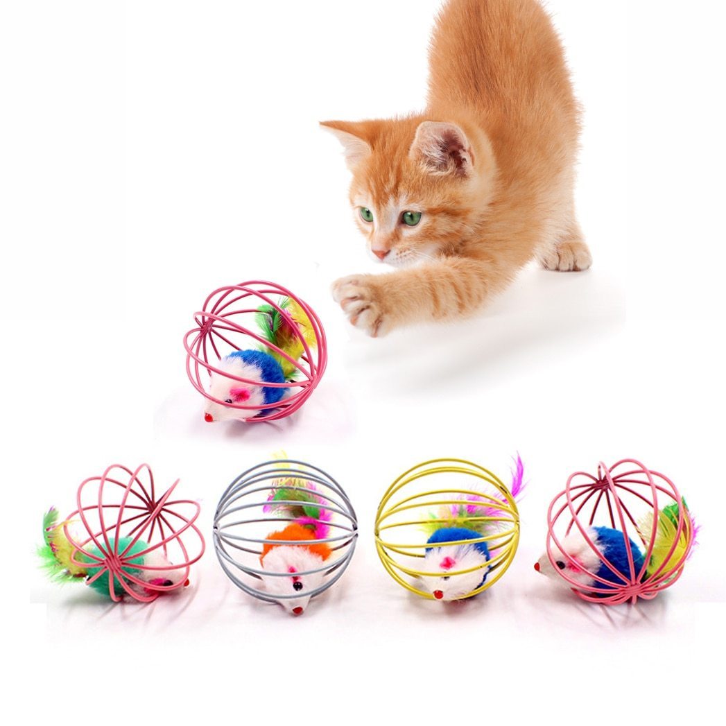 Interactive Cat Feather Wand - Purrfect Play