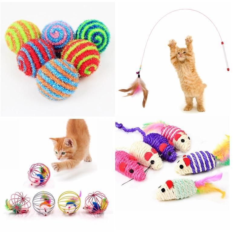 Interactive Cat Feather Wand - Purrfect Play