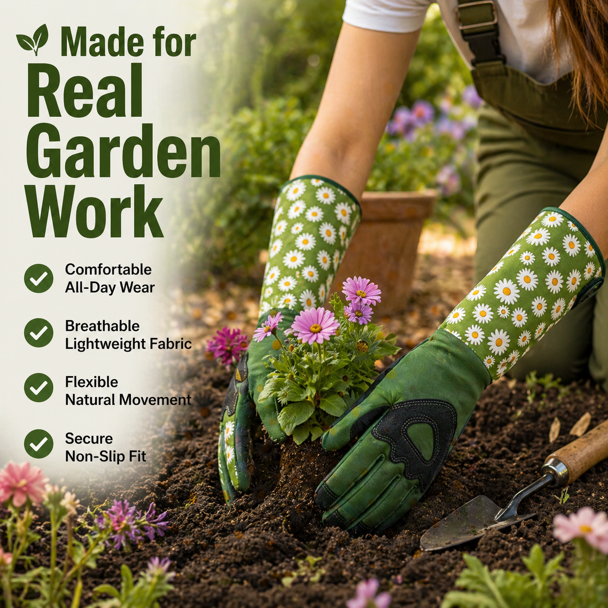 ThornGuard™ Protective Garden Gloves - Ultimate Comfort Fit