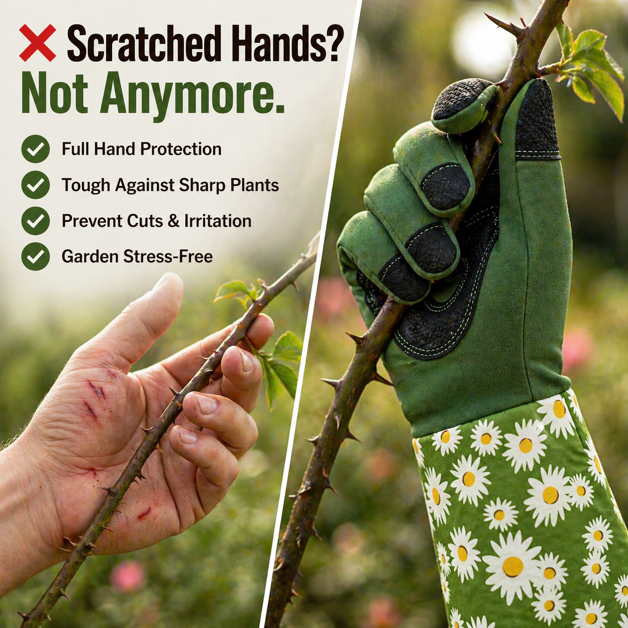 ThornGuard™ Protective Garden Gloves - Ultimate Comfort Fit