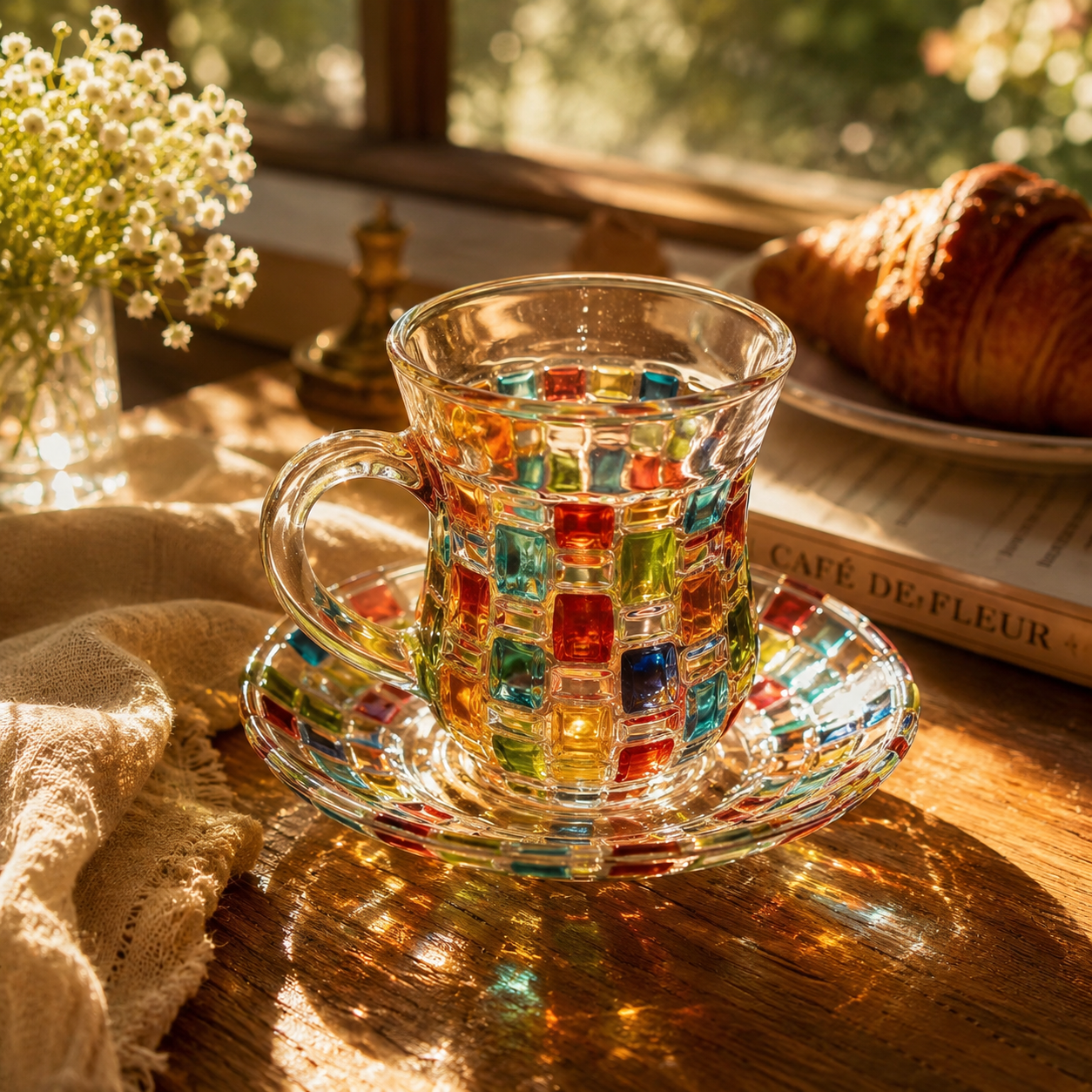 Mosaic Glass Art - LuminaCraft™