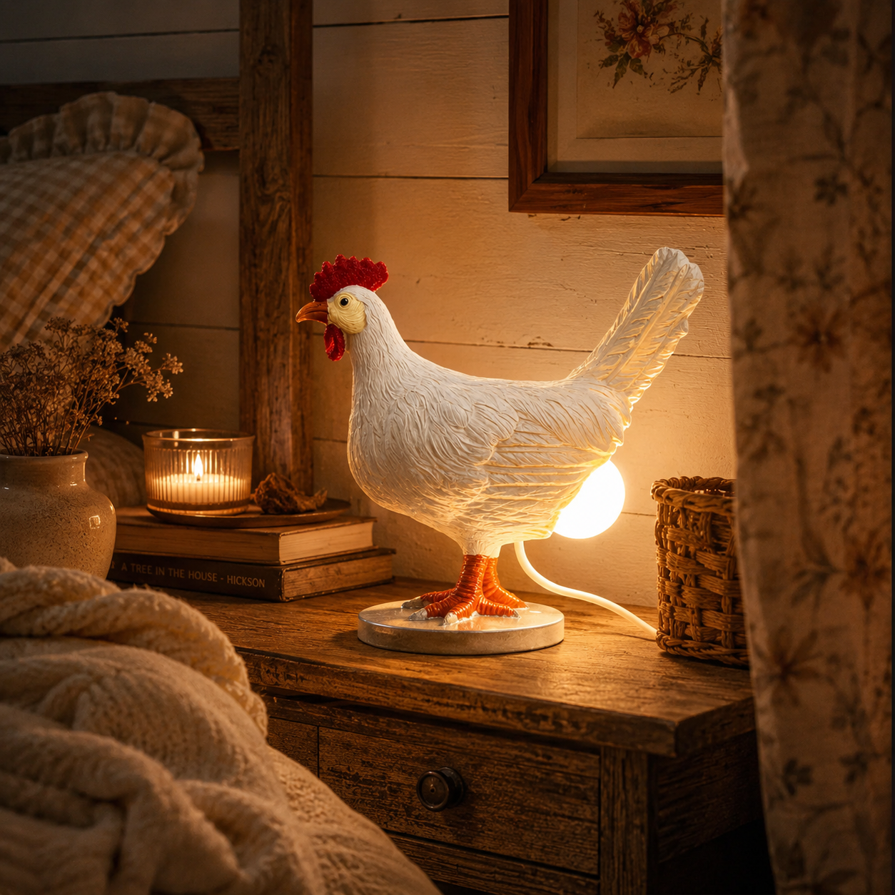 Illuminated Egg Lamp - Luminous Nest