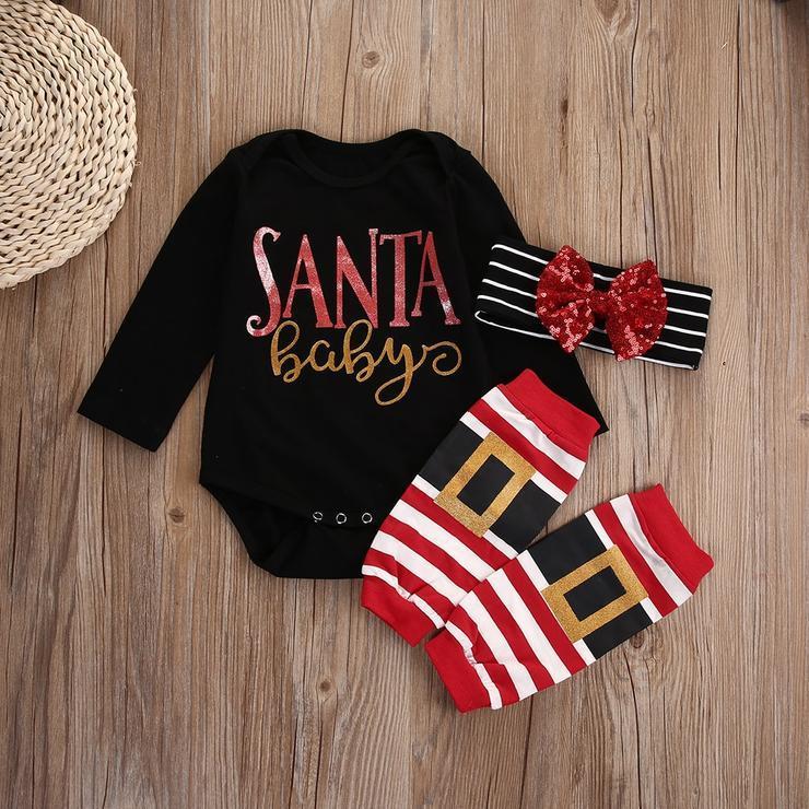 Santa Baby Outfit - Cozy Claus Couture