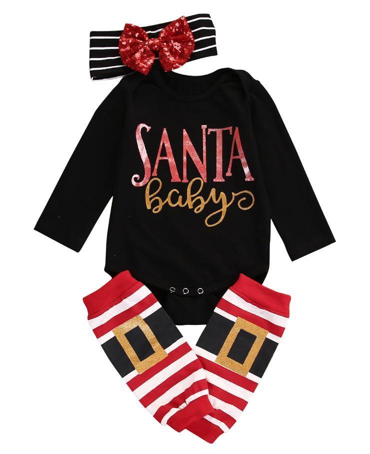 Santa Baby Outfit - Cozy Claus Couture