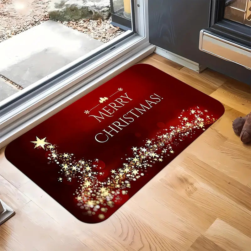 Holiday Door Mat - LuxeEntry™ with Festive Design