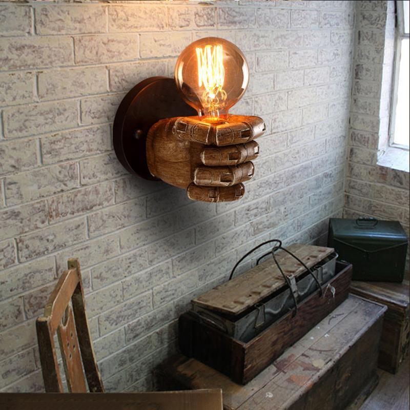 Resin Fist Wall Lamps - Lumina Elegance