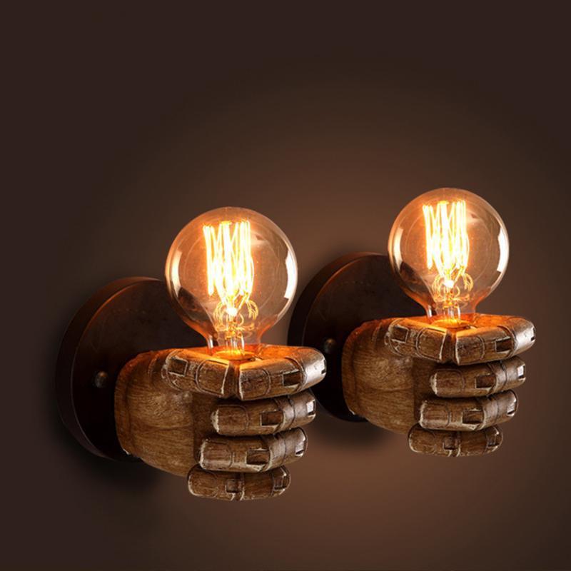 Resin Fist Wall Lamps - Lumina Elegance