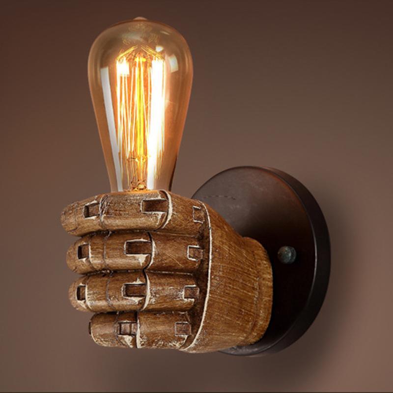 Resin Fist Wall Lamps - Lumina Elegance