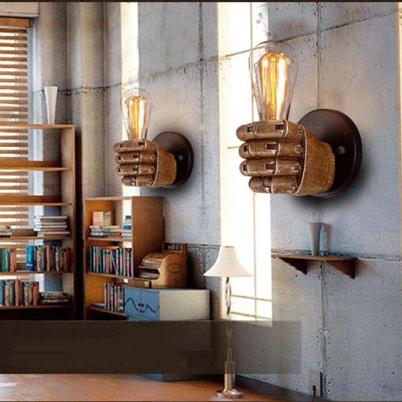 Resin Fist Wall Lamps - Lumina Elegance