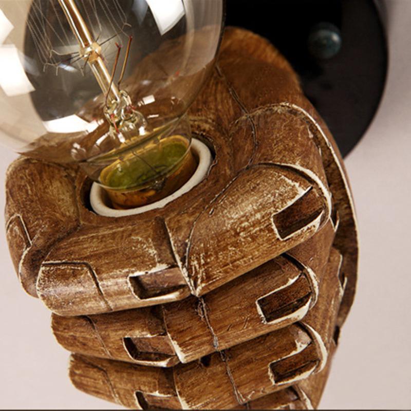 Resin Fist Wall Lamps - Lumina Elegance