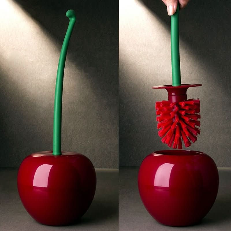 Toilet Brush with Holder - LuxeClean Modern Design