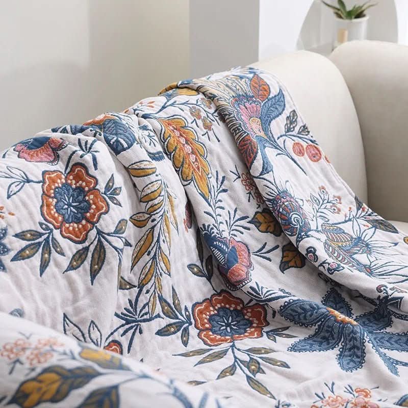 Cotton Bloom Blanket - LuxeNest