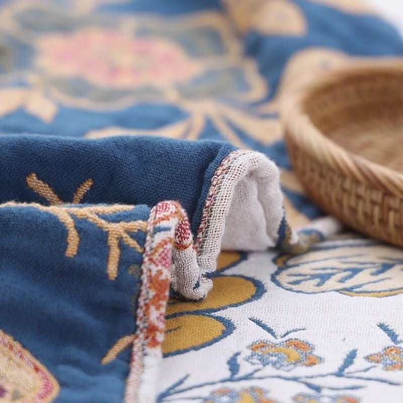 Cotton Bloom Blanket - LuxeNest