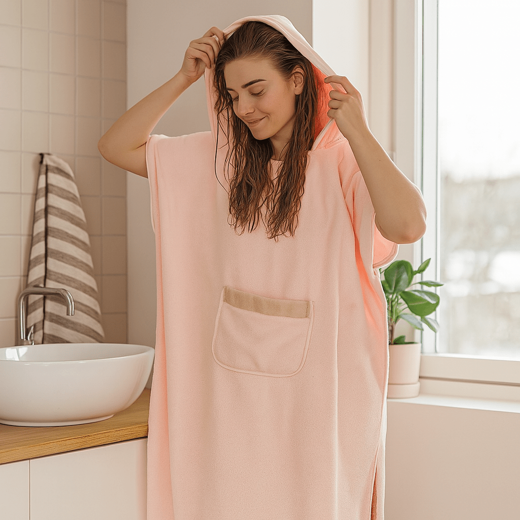 Ultra-Soft Microfiber Bathrobe - LuxeComfort Essentials