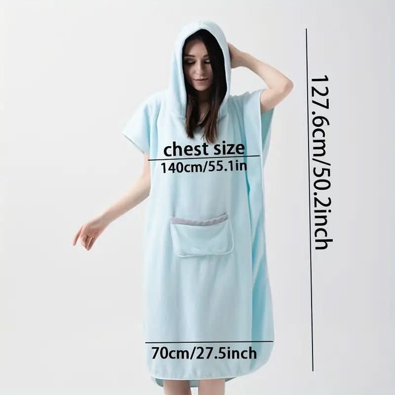 Ultra-Soft Microfiber Bathrobe - LuxeComfort Essentials
