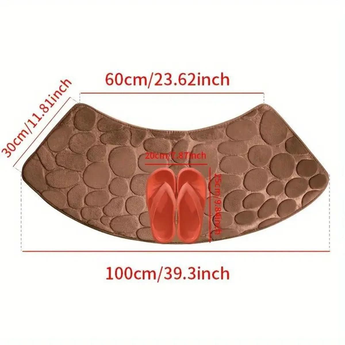 Curved Comfort Bath Mat - LuxeHome Essentials