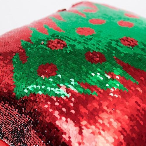 Reversible Sequin Christmas Pillow Cover - LuxeHome Decor