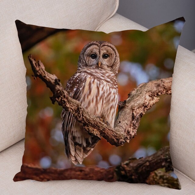 Owl Pattern Pillowcase - CozyNest Designs