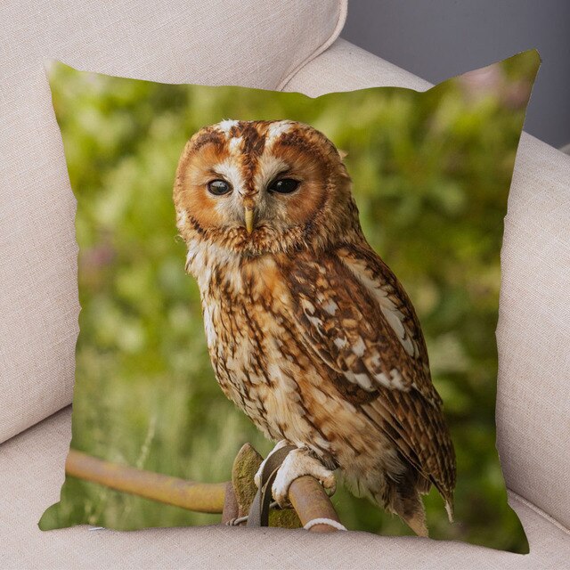 Owl Pattern Pillowcase - CozyNest Designs