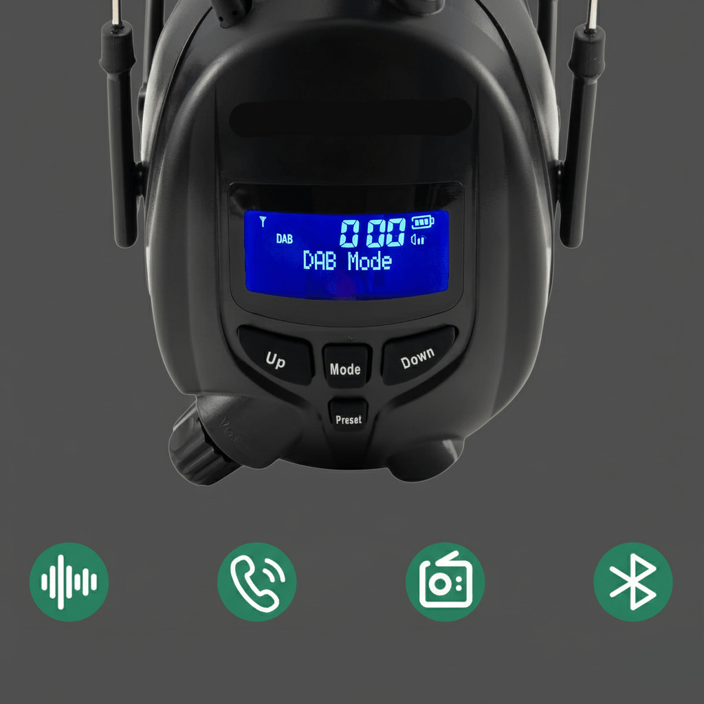 DAB+/FM Radio - SoundWave Elite with Hands-Free Communication