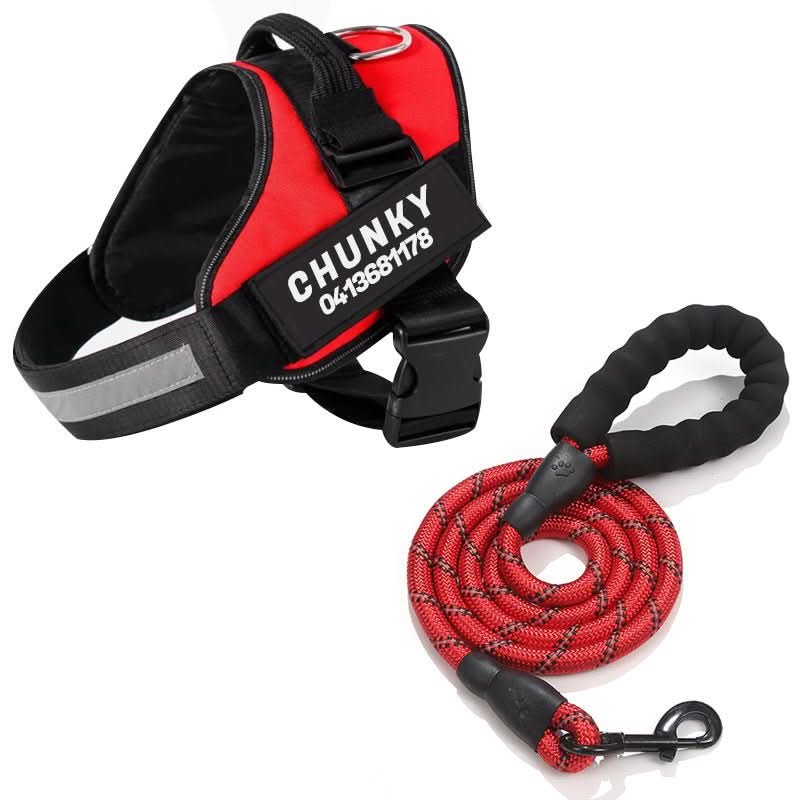 Safety Dog Harness - Pawsitive Gear with Reflective Tag