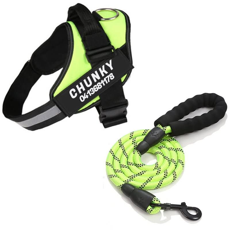Safety Dog Harness - Pawsitive Gear with Reflective Tag