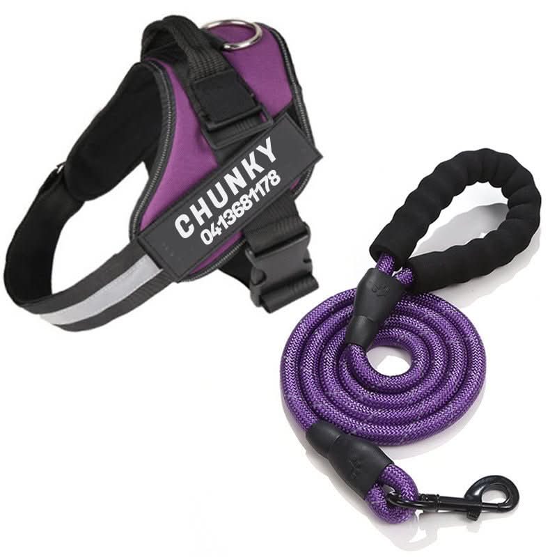 Safety Dog Harness - Pawsitive Gear with Reflective Tag