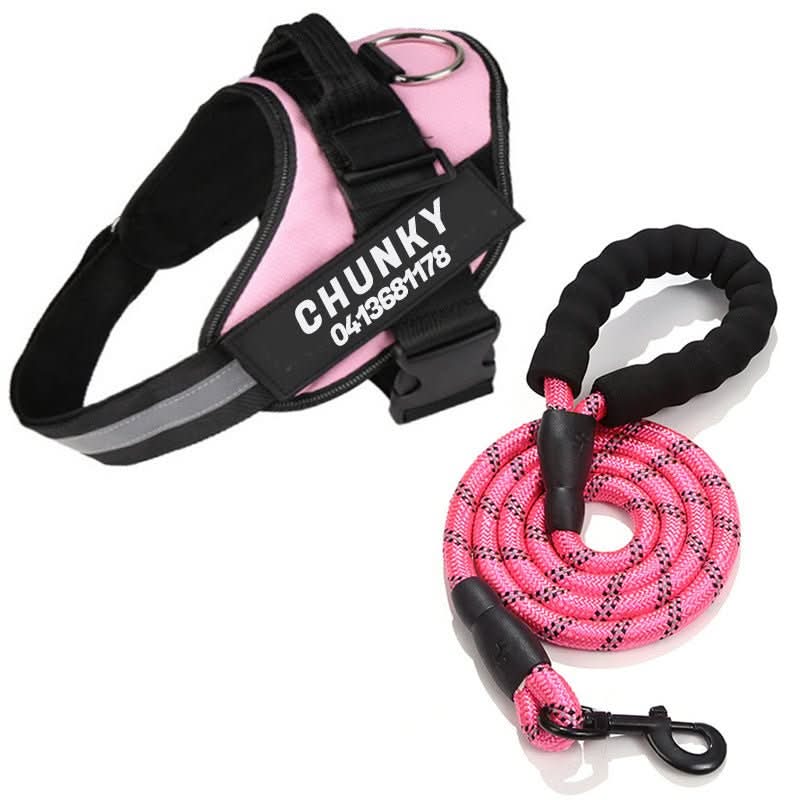 Safety Dog Harness - Pawsitive Gear with Reflective Tag