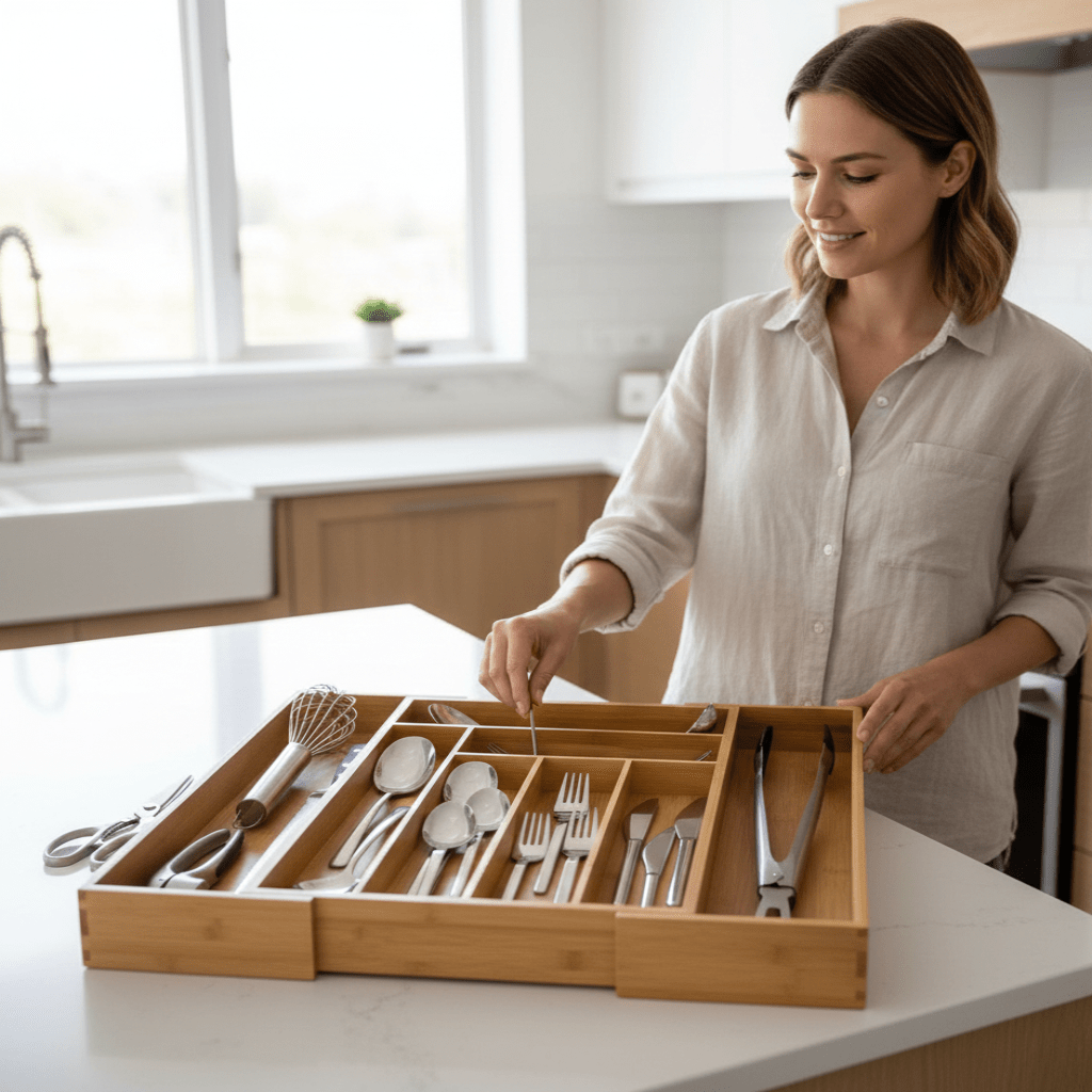 Eco-Friendly Drawer Organizer - PureSpace Essentials
