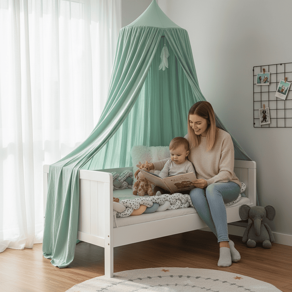 Canopy Bed for Playful Spaces - Luminara Designs