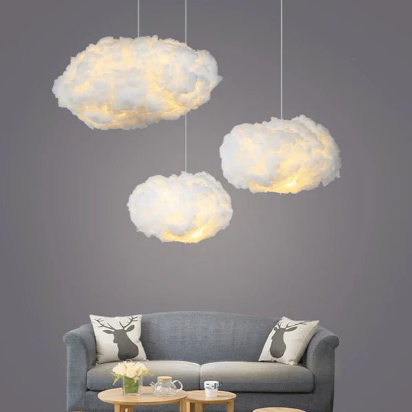 CloudGlow - Soft, Elegant Lamp for Cozy Bedroom Lighting