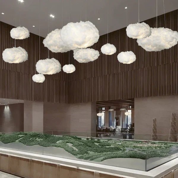 CloudGlow - Soft, Elegant Lamp for Cozy Bedroom Lighting