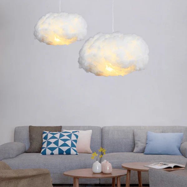 CloudGlow - Soft, Elegant Lamp for Cozy Bedroom Lighting