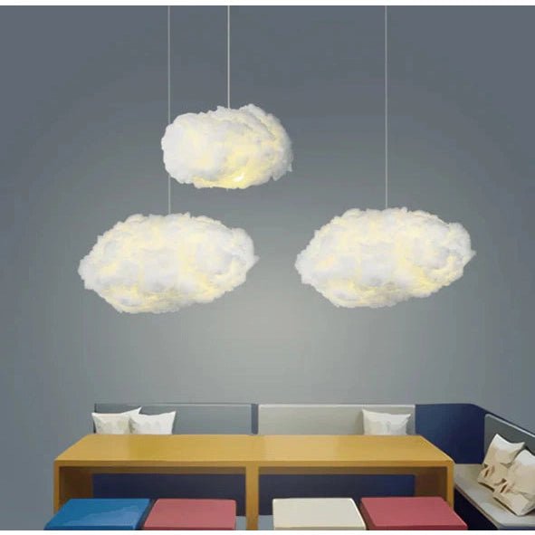 CloudGlow - Soft, Elegant Lamp for Cozy Bedroom Lighting