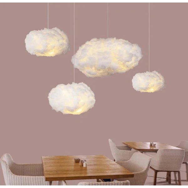 CloudGlow - Soft, Elegant Lamp for Cozy Bedroom Lighting