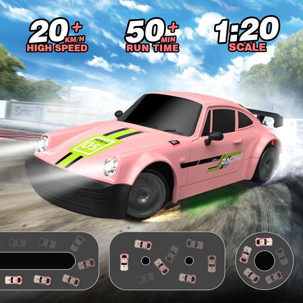 Drift Car - VelocityPro 1:20 High-Speed 4WD with LED Lights