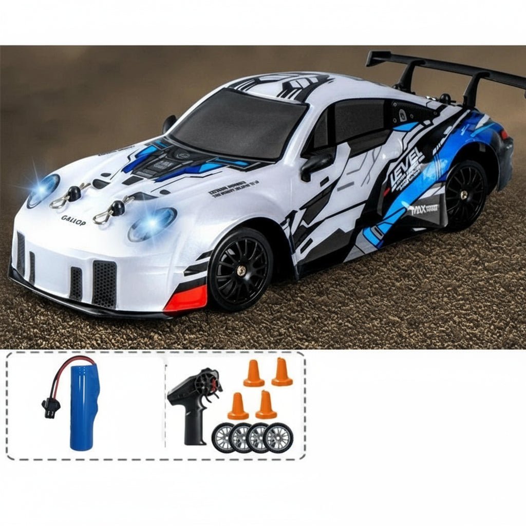Drift Car - VelocityX 1:24 High-Speed All-Wheel Drive with LED