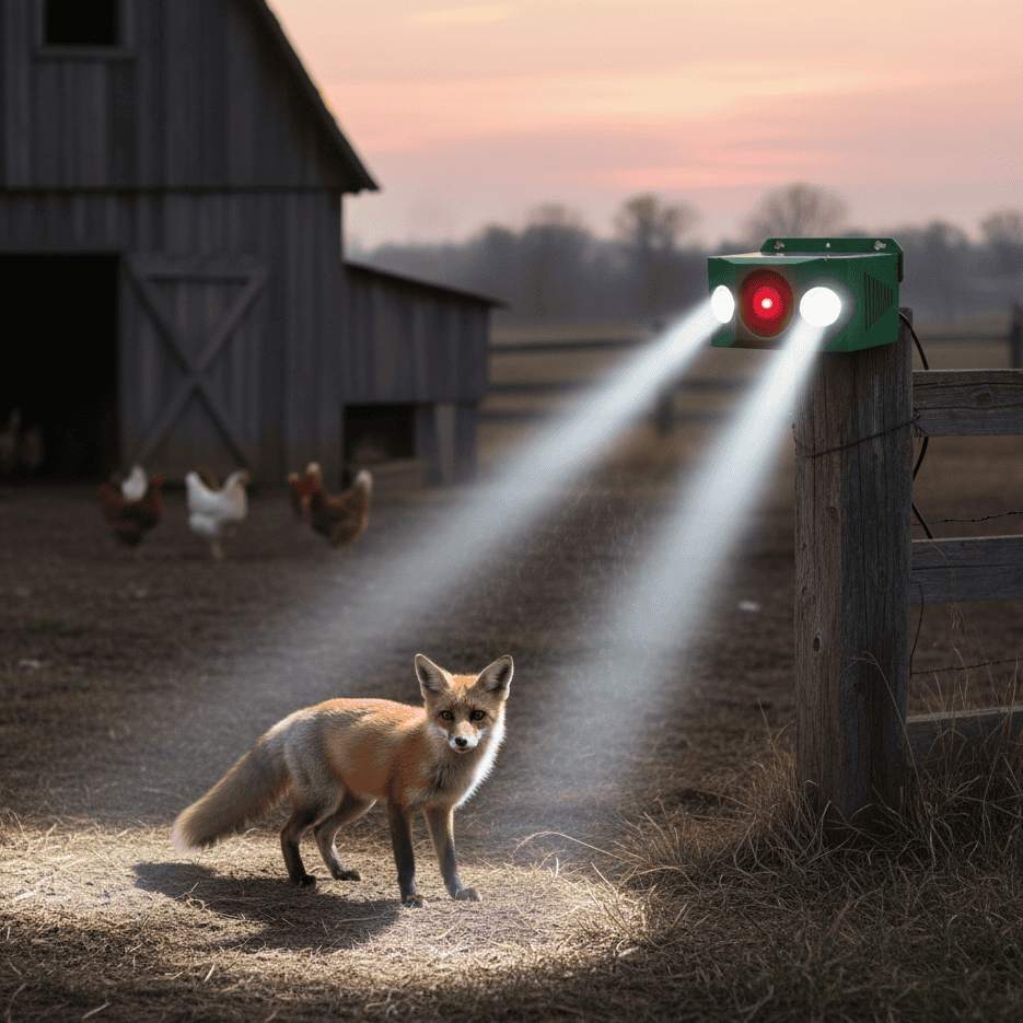 Predator Protection Solar Warning Lights - NightGuard Elite