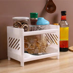 Stylish Two-Tier Shelf - LuxeOrganize
