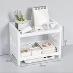 Stylish Two-Tier Shelf - LuxeOrganize