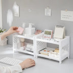 Stylish Two-Tier Shelf - LuxeOrganize