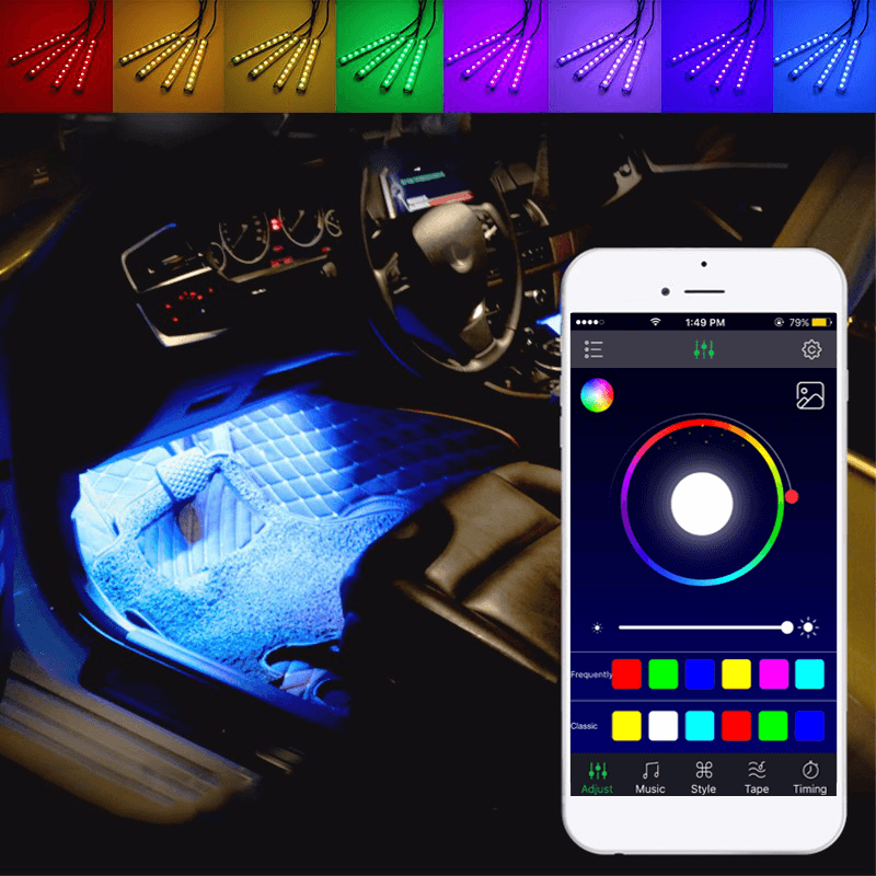 Interior Car Lights - LuxeGlow LED Ambient Lighting
