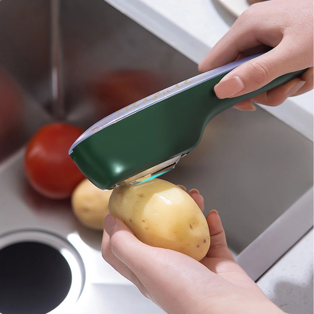 Vegetable Peeler with Container - ChefElite