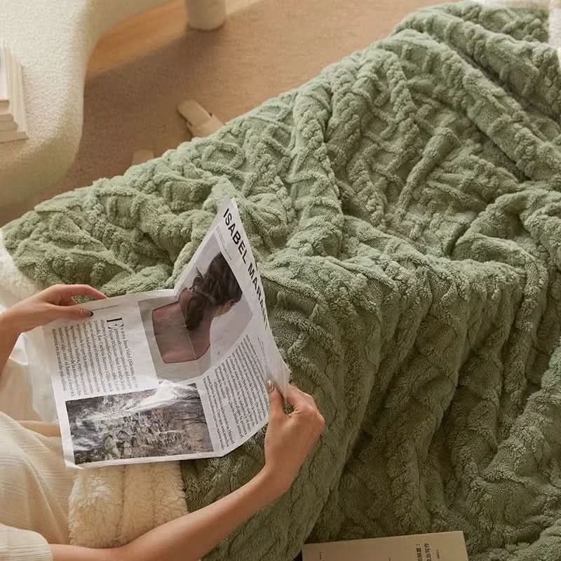 Cozy Winter Wool Blanket - LuxeNest